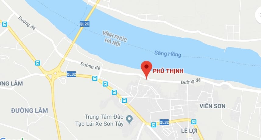 Đường phố Hà Nội: Đường Phú Thịnh, thị xã Sơn Tây, Hà Nội